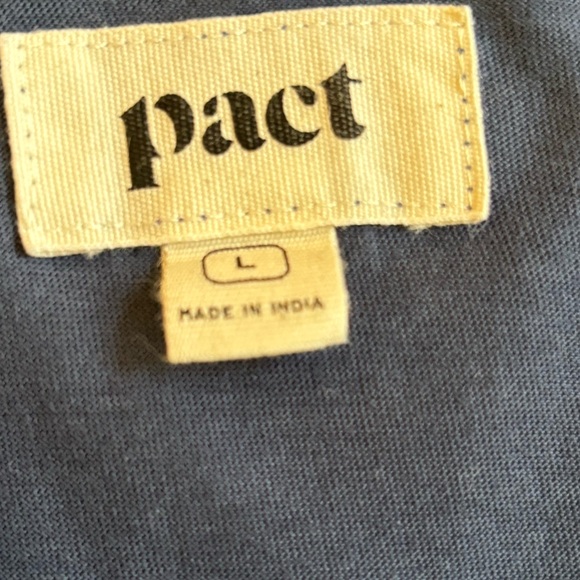 Pact Sleeveless Midi Dress in Deep Blue. Large. 100% organic cotton - Picture 8 of 11